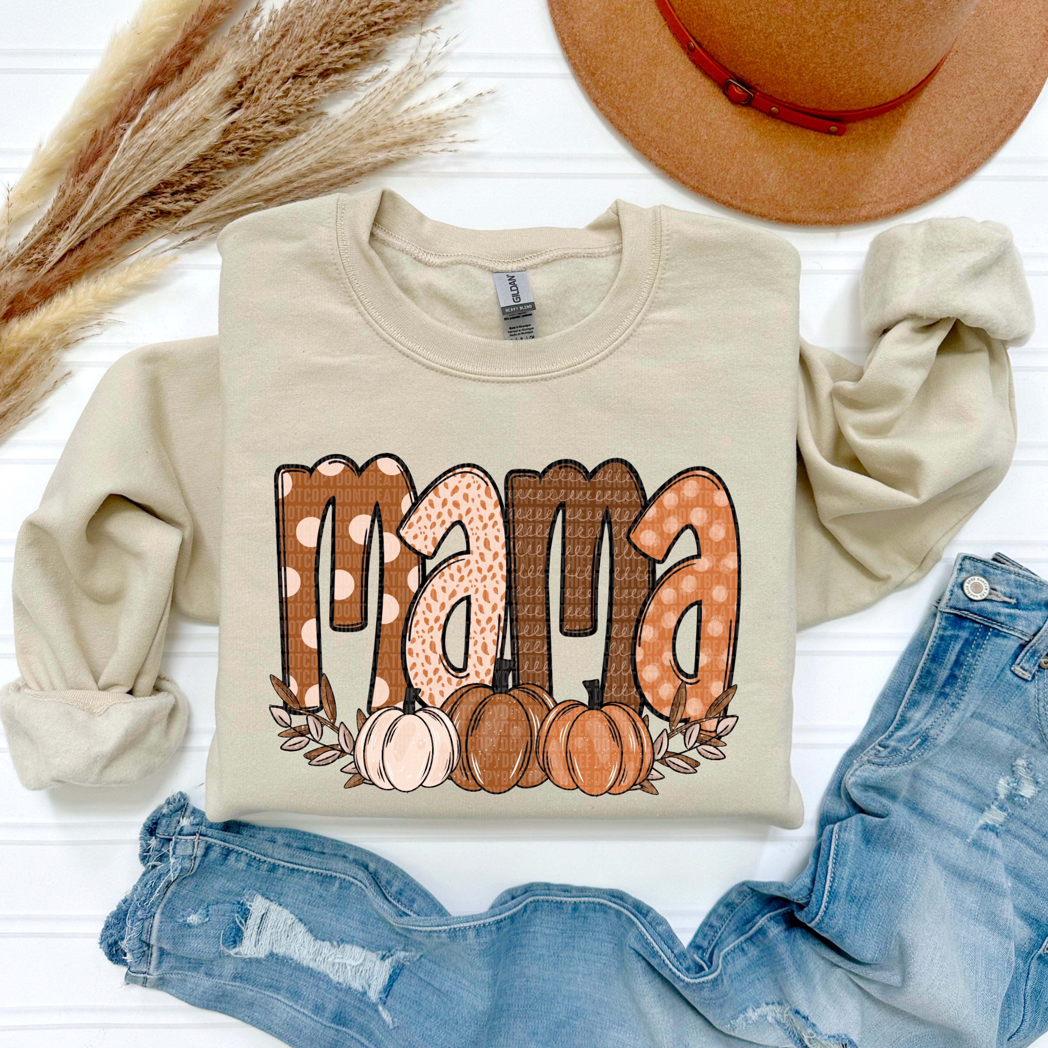 Mom/Mama Fall Shirt