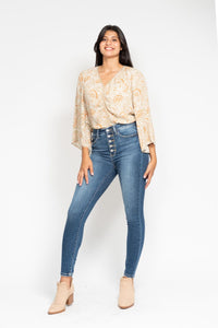 Judy Blue High Rise Skinny Button Fly