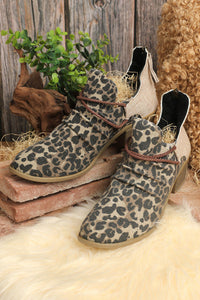 leopard boots