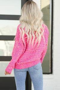 Hot Pink Chunky Sweater