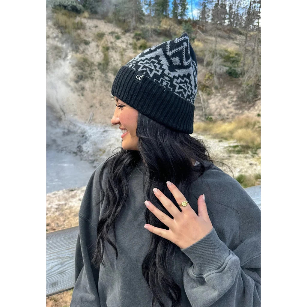 Southwest Cuffed Beanie